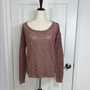 Mossimo Supply Co Brown Crew‎ Neck Sweater Size Large